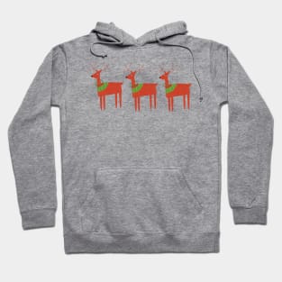 Three reindeer Hoodie